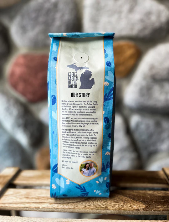 Custom side gusset coffee bag