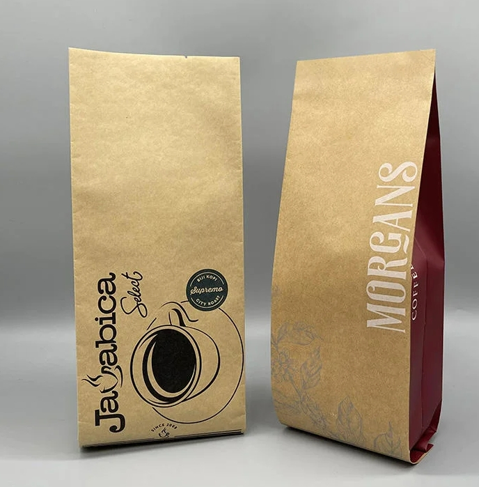 Custom side gusset coffee bag