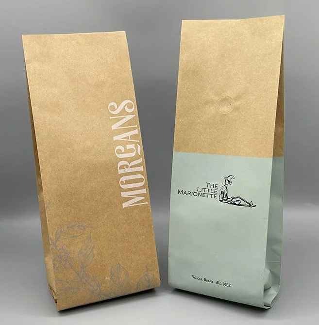 Custom side gusset coffee bag