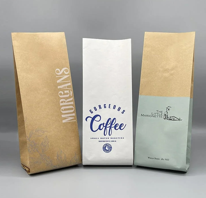 Custom side gusset coffee bag
